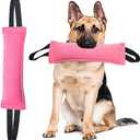 Clysoru Tug of War Dog Toy Bite with 2 Strong Handles Made of Durable Tear Resistant Strong Stitches