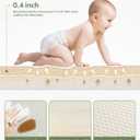 BG-BABYGO Baby Play Mat 50"*78" Foldable Foam Baby Play Mat for Floor Reversible Waterproof Playmats for Babies Boy and Toddlers Infants Edge Reinforcement Crawling Mat for Indoor&Outdoor&Travel