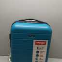 Wrangler Smart Spinner Hardside Luggage, 2 Piece Set, Teal