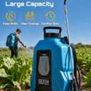 SEESII 5 Gal Leak-Proof Backpack Sprayer Battery Powered with 2 Batteries