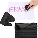 Tanlade Cleaning Cloth Dry Erase Cloth Cleaning Rags Reasonable Kitchen Towels Microfiber Towels Cars Wash(6 x 6 Inch,Black,30 Pcs)