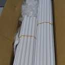 LANTEFUL 6 Tier Shoe Rack Storage for 24-30 Pairs Shoe and Boot, Shoe Organizer with Hook and Side Pocket Free Standing Long Shoe Shelf Tall Shoe Rack Organizer for Closet, Entryway, Dorm, White