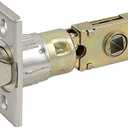 6-Way Replacement Square Spindle Entry Door Latch, Fits Emblem Series Locksets, Satin Nickel – Design House, 582189
