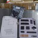 Upholstered Daybed with Two Drawers and 2-Tier Storage Shelf, Twin Size Day Bed with USB & LED Light for Bedroom Apartment, Dark Grey