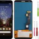 TFT Digital Display Replacement Compatible with Google Pixel 3A XL G020C G020G G020F (No Fingerprint) LCD Display Touch Screen Digitizer Assembly with Repair Tools-6inch