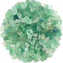 WAYBER 1 Lb/460g Natural Green Quartz Crystal Stones Irregular Aquarium Pebbles Rock Sands for Turtle Tank/Succulent Plants/Vase Decoration (Fill 1 Cup)