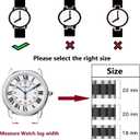 2 x Moran Stainless Steel Watch Band Quick Release Replacement Metal Strap 20mm 22mm for Men Women