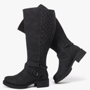 Luoika Women's Extra Wide Calf Knee High Boots, Wide Width Winter Tall Boots. 8.5