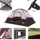 Camping Tent 2-4 Person, Waterproof Windproof Tent with Rainfly Easy Set up-Portable Dome Tents for Camping