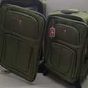 SwissGear Sion Softside Expandable Luggage with Spinner Wheels, Evergreen, 3-Piece Set (21/25/29)