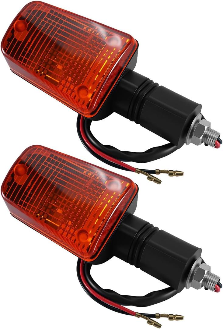 Motorcycle Turn Signals Light Fit for Suzuki DR350 DR650 DR125 DR200 DR250 DR350 DR650 GSXR 750 1100 High Brightness, Blinker Indicator Light, 2Pcs