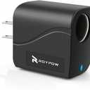 RoyPow AC to DC Converter Power Supply Transformer 2A/24W AC/DC Adapter 110V/120V to 12V Car Cigarette Lighter Socket, 110V/120V to 12V Converter, Not for Pump, Inflator