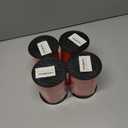4 x Red Curling Ribbon, 3/16" x 500 Yards, Polyester, Multi-purpose, Solid Red, Classic, For Special Occasions