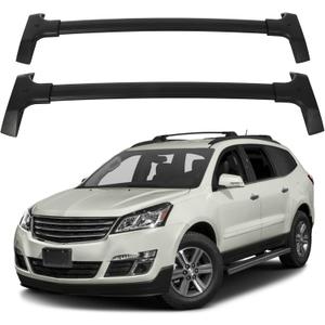 SCITOO Roof Rack Cross Bars Fit for Chevrolet for Traverse 2009-2017, Cargo Carrier Kayak Rooftop Luggage Rack