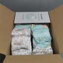 The Honest Company Comfort Dry Disposable Daytime Diapers for Sensitive Skin, Hypoallergenic, Above It All + All the Alpacas, Club Box Size Newborn 72 Count