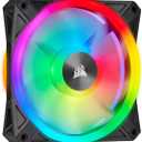 Corsair QL Series, Ql120 RGB, 120mm RGB LED Fan, Single Pack - Black