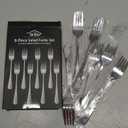 8-Piece 6.7 Inch Salad Forks Set,Durable Dishwasher Safe Stainless Steel Dessert Forks,Silverware Fork,Flatware Fork For Home Kitchen