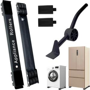 Appliance Rollers Heavy Duty & Furniture Lifter Tool  Furniture Movers with Wheels  Appliance Sliders for Kitchen Appliances & Appliance Mover for Washing Machine, Dryer, Refrigerators & More