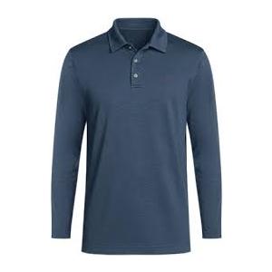 Eddie Bauer Men's Long Sleeve Melange Polo, 2XB