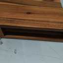 TINAMO Acacia Wood Monitor Stand with Drawer - Wooden Monitor Riser for Desk - Computer Monitor Stand for Desk - Multi-Purpose Desktop Storage Stand for Computer; Laptop; Printer; TV - 24.4 " x 8" x 5" (Patented)