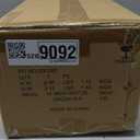 Emak Modern 7 Inch Globe Pendant Lights, Industrial Gold Pendant Light Fixtures, 1-Light Hanging Lights with Clear Glass Shade for Kitchen Island, Bedroom, Bathroom, Dining Room, Hallway, PL119-GD