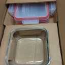 Pyrex Freshlock (5-Pack, 4 Cup) Glass Food Storage Containers Set, Airtight & Leakproof Plastic Locking Lids BPA-Free, Meal Prep Containers Set, Freezer Dishwasher Microwave Safe