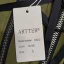 Women's Winter Thickened Down Jackets Long Down Coats Warm Parka with Hood (Small, Mung Bean)