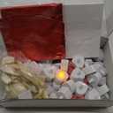 I Love You Light Up Letters, with Tea Lights Candles, Rose Petals, Pearlescent Foil Balloons - Luminary Paper Bags, Anniversary Decorations and Valentines' Day Decorations for Your Loved One
