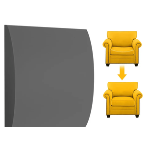 Couch Cushion Support for Sagging Seat, 20x20x2 inches High-Density Foam Sofa Cushions Support, Under Cushion Sag Repair, Grey Set of 1