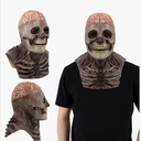 Bulex Skull Mask - Scary Full Head Skeleton Headgear - Realistic Halloween Cosplay Latex Horror Mask