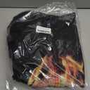 Offset Fire Zip Hoodie (Medium, Black)
