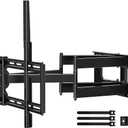 HOME VISION Full Motion Long Arm TV Wall Mount Bracket, Fits 75, 80, 85, 86, 98, 100 inch Flat or Curved TVs Up to 800x600 VESA & 165LBS, TV Mount with Full Motion, Swivel, Tilt, Extension, Heavy Duty