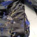 Cloudstyle Mens 2 Piece Floral Dress Suit One Button Dinner Tuxedo Jacket & Pants (Medium, Blue)