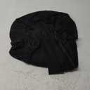 NEWISHER Square Fitted Table Cover Black Cocktail Topper Spandex Stretchable Table Top Tablecloth 36 x 36 Inch