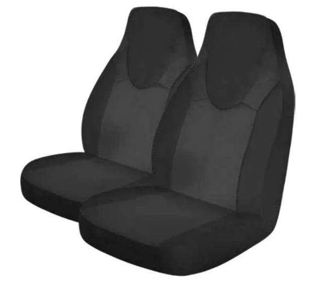 Custom Covers Braxton Black,Contains 2 Car seat covers