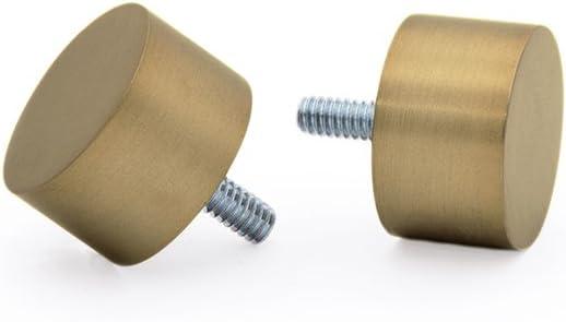 Ivilon Drapery Window Curtain Rod - End Cap Style Design 1 Inch Pole. 28 to 48 Inch Color Warm, Gold
