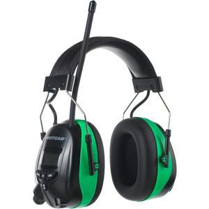 Digital AM FM Radio Headphones, Hearing Protection Earmuff for Adult, 30dB SNR for Mowing, Construction, Chainsaw