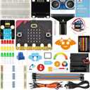 KEYESTUDIO Micro:bit Basic Starter Kit for Teens & Beginners - Electronics Learning Kit with Sensors, LEDs & Tutorials | STEM Education Projects for Coding(Micro:bit Included)