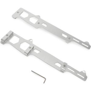 Linear Spark Plug Wire Looms Holders Brackets 4 Wire Compatible with Chevy Small Block SBC Engine (silver