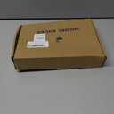 MICHEL ROUEN Golf Shirts for Men Short Sleeve Lightweight Quick Dry Pin Striped Casual Collared Polo Shirts (L)