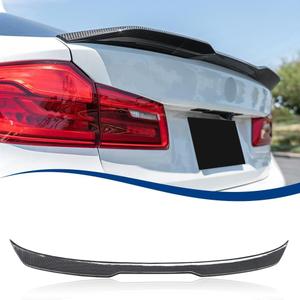 Rear Trunk Spoiler PSM-Style Compatible with 5 Series and M5 Sedan (G30 & F90 M5 17-23, Carbon Fiber Look)