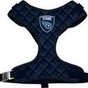 Littlearth NFL Unisex-Adult NFL Velvet Pet Harness (Small, Team Color)