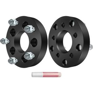 SCITOO 2Pcs 5x4.5 to 5x5.5 Wheel Adapters 1.25 inch Thread Pitch 1/2 Hub Bore 73mm 5 Lug Wheel Spacers Fit for Mustang Edge Explorer Crown Victoria Ranger Bronco Liberty Wrangler Cherokee