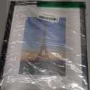 FIXSMITH 8x10 Picture Frame Set of 2, Photo Frame with HD Plexiglass, Display Pictures 5x7 with Mat or 8x10 Without Mat Multi Picture Frames Collage for Tabletop or Wall Display, Black