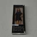 Barbie Basics Model 01 Collector Doll with Brunette Hair, Black Mini Dress & Shoes, Universal-fit Fashions, Posable Body & Swappable Doll Head
