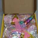 Princess Dress Up Toys Unicorn Princess Cape Gift Set Princess Dress Up Clothes Set Gift for Birthday Christmas Party Halloween