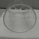 Teenyyou 8 Pcs Clear Bubble Seeded Glass Shade Replacements for Pendant Light Fixtures Glass Lamp Shade Cover, 1-5/8 Inch Fitter E26 Base, 4"w x 6"h, Replacement Lamp Globe for Chandelier Wall Sconce