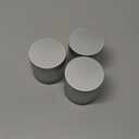 2 oz Frosted Round Glass Jars, Pack of 3 with Silver Plastic Lids, Cosmetics Containers for Face Cream Lotion, Powder, Candle, Spice, Body Butter
