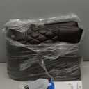 Massage-Mat, Detachable Neck Massager, Full Body Vibration Heating, Massage Pad with 10 Vibrating Motors and 9 Speed Settings for Home Office Use, Brown