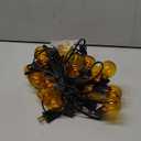 25Ft Christmas Outdoor String Lights, G40 Globe Lights with 27 0.6W Frosted Warm White Bulbs, Vintage Christmas Lights for Holiday Party Backyard Xmas Tree Wedding Garden Patio Porch Decor, Green Wire